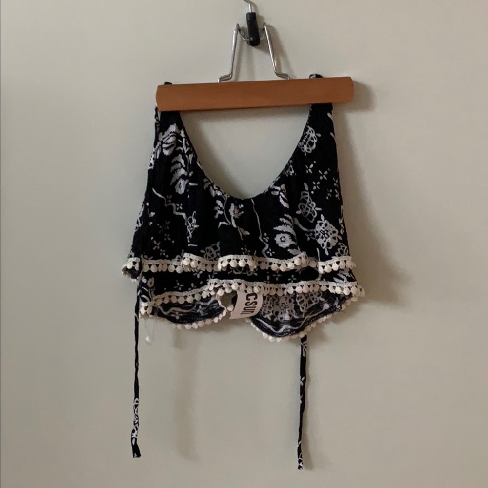Halter crop top